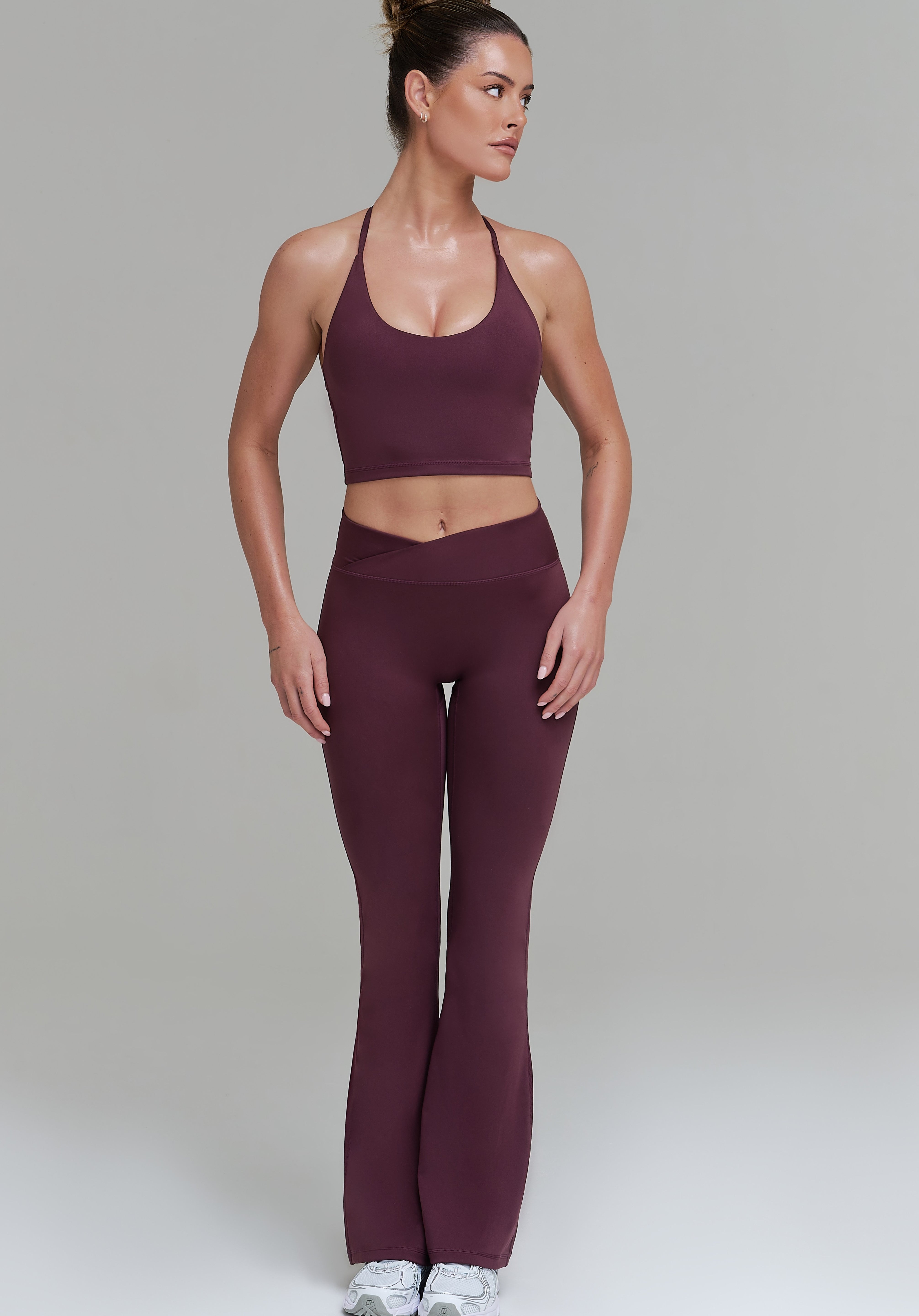 SOULFLO WOMEN'S FLARE PANTS - MULBERRY