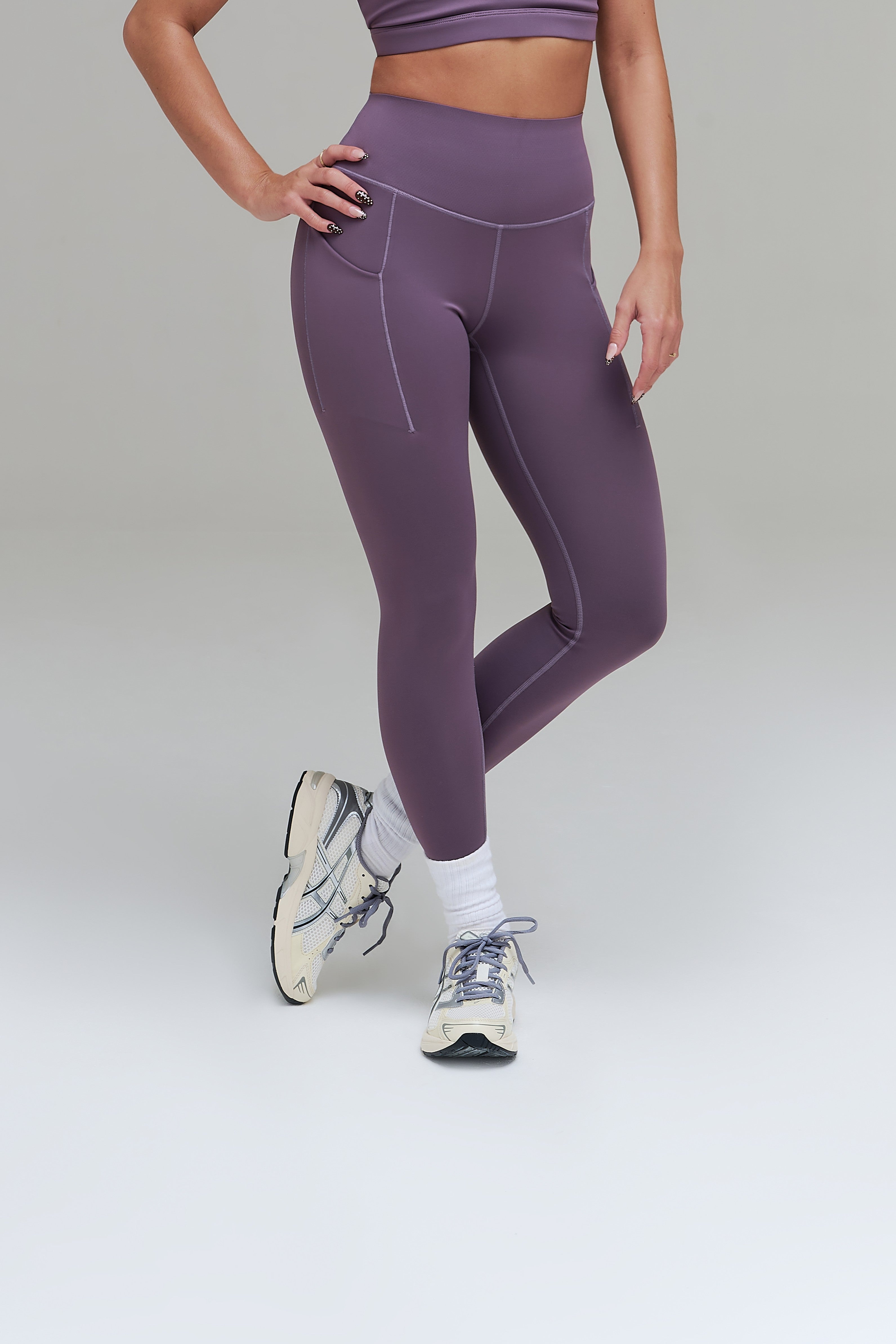 EDENVERSE WOMEN'S BONDED LEGGINGS - FLINT