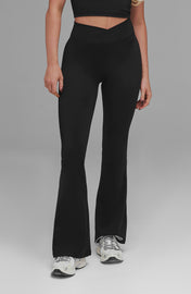 SOULFLO WOMEN'S FLARE PANTS - BLACK
