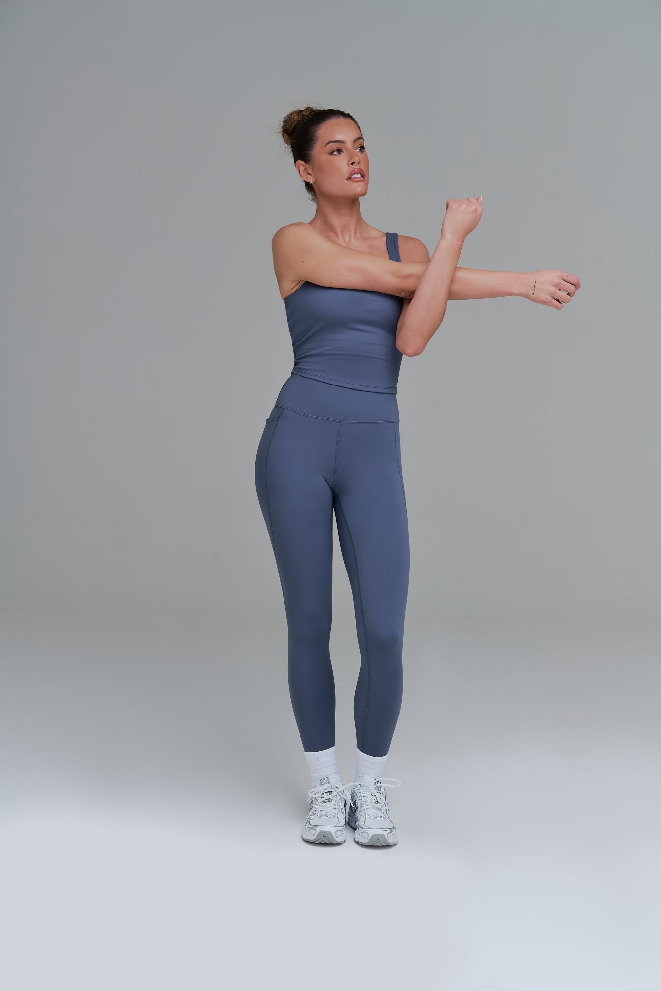 XENLITE WOMEN'S HIGH WAISTED LEGGINGS - GRISAILLE