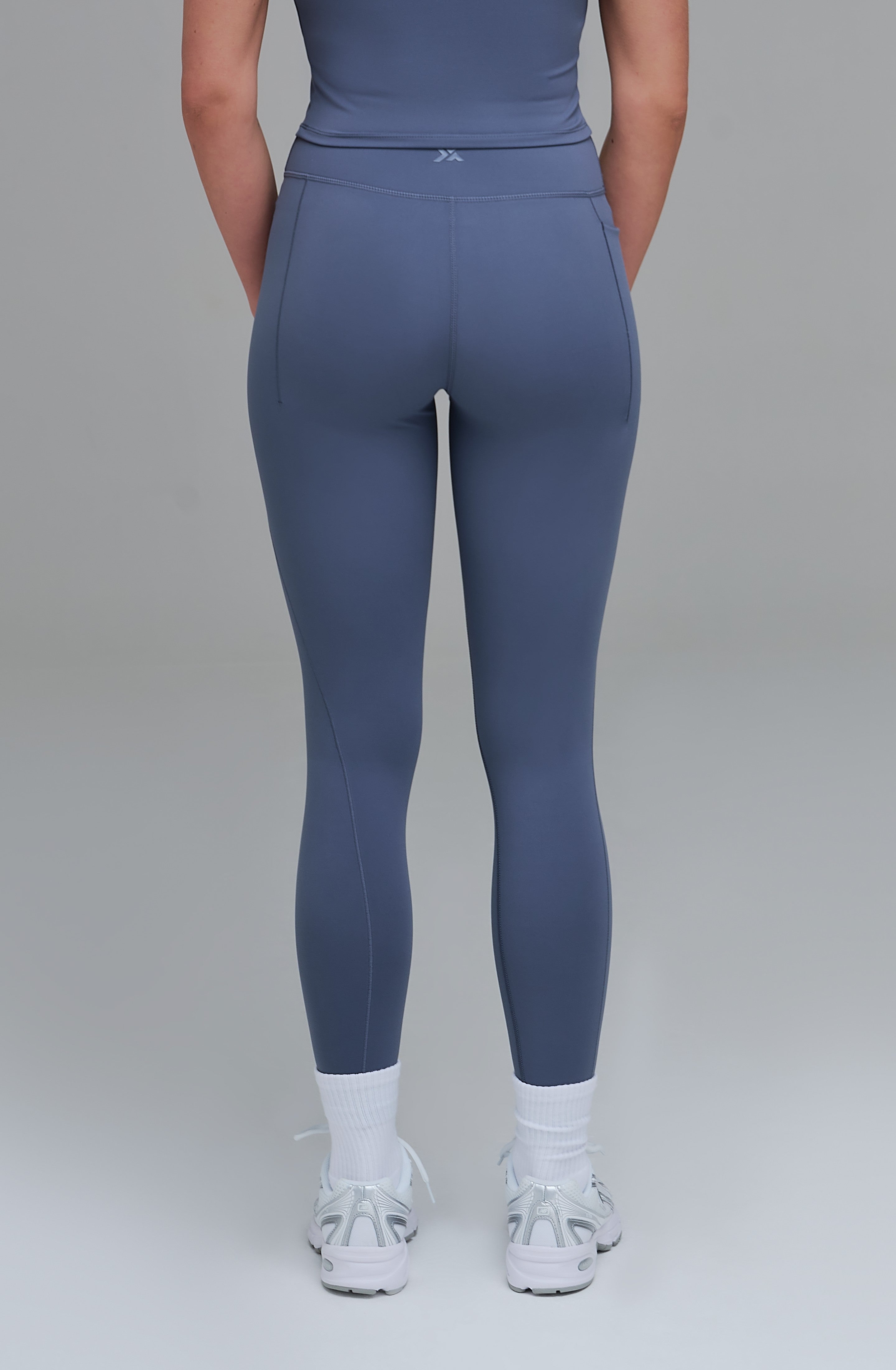 XENLITE WOMEN'S HIGH WAISTED LEGGINGS - GRISAILLE
