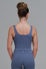 XENLITE SQUARE NECK VEST - GRISAILLE