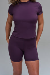 XENLITE WOMEN'S CYCLING SHORTS - MIDNIGHT PLUM