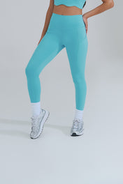 EDENVERSE BONDED LEGGINGS - SEA JET